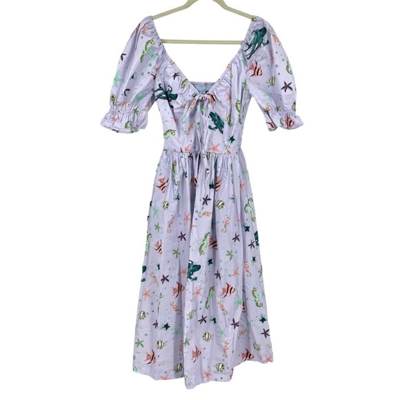 Hill House The Ophelia Dress in Sea Creatures Size Small - Picture 1 of 3